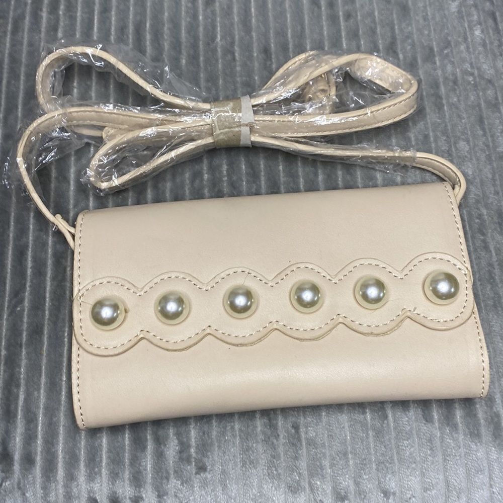 Beige Crossbody Bag 